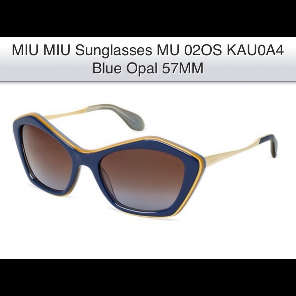 Miu Miu Women Sunglasses SMU O2O KAU-OA4 Blue